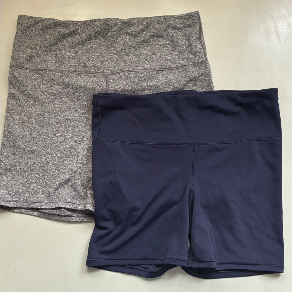 GapFit 5” bike shorts two pairs Medium